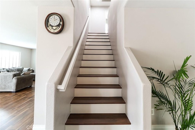 28926 Lavatera Ave, Murrieta, CA 92563 - stairway with wood finished floors