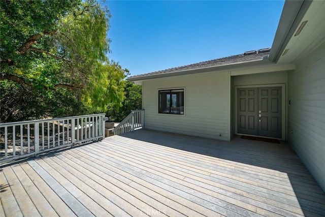 667 Hill St, San Luis Obispo, CA 93405 - view of wooden terrace