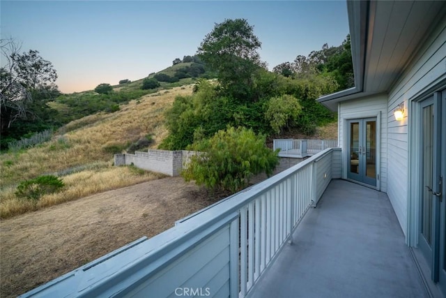 667 Hill St, San Luis Obispo, CA 93405 - balcony with french doors