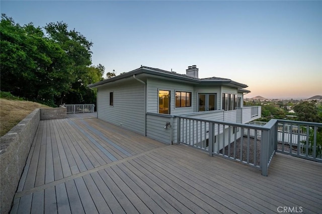 667 Hill St, San Luis Obispo, CA 93405 - view of wooden deck