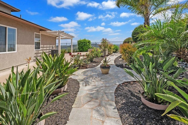 4729 Crater Rim Rd, Carlsbad, CA 92010 - view of yard with a pergola and a patio