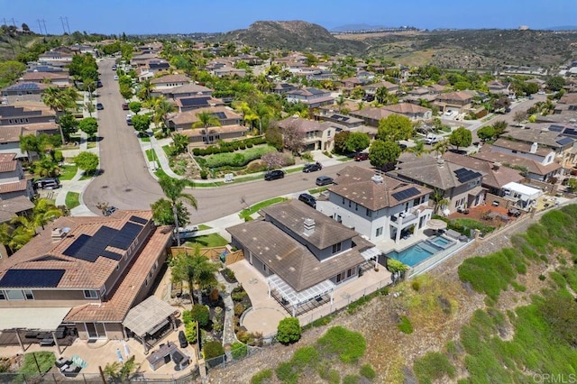 4729 Crater Rim Rd, Carlsbad, CA 92010 - aerial view of residential area featuring a mountain backdrop