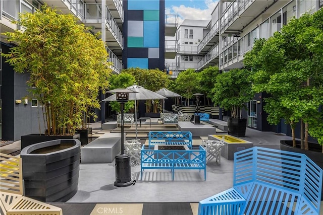 4215 Glencoe Ave Unit 103, Marina Del Rey, CA 90292 - view of patio with an outdoor living space