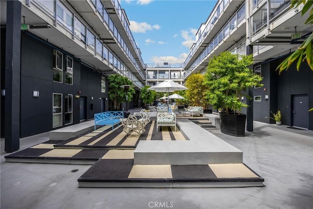 4215 Glencoe Ave Unit 103, Marina Del Rey, CA 90292 - view of home's community with outdoor dining space and a patio area