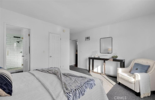 1914 Corinth Ave Unit 201, Los Angeles, CA 90025 - bedroom with carpet floors and ensuite bathroom