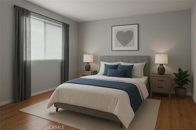 4511 Murietta Ave Unit 8, Sherman Oaks, CA 91423 - bedroom featuring baseboards and wood finished floors