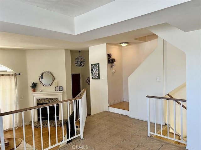 19950 Sherman Way Unit A, Winnetka, CA 91306 - hall with tile patterned floors