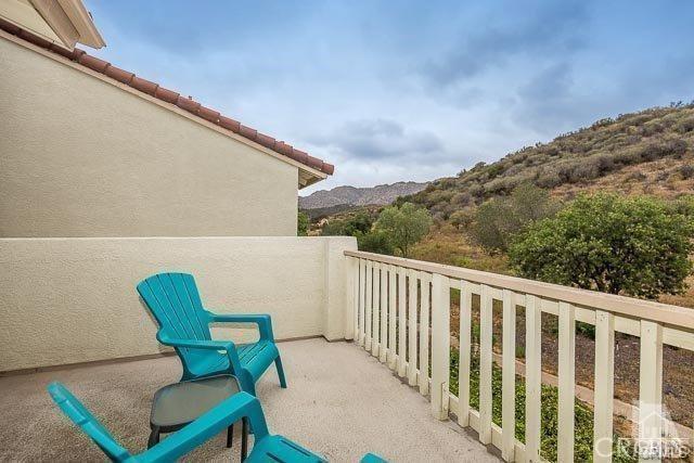 5805 Oak Bend Ln Unit 407, Oak Park, CA 91377 - balcony featuring a mountain view
