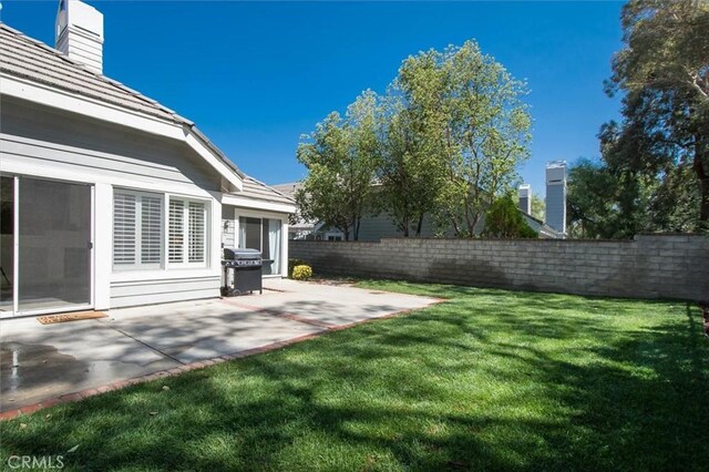 24148 Saint Moritz Dr, Valencia, CA 91355 - view of yard featuring a patio