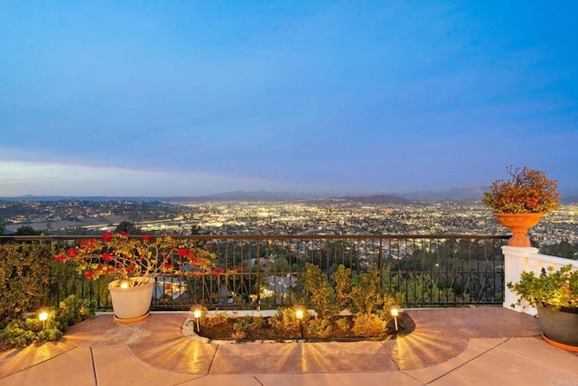 10310 Fuerte Dr, La Mesa, CA 91941 - view of patio / terrace with a mountain view