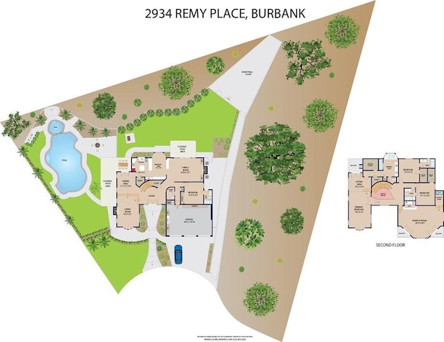 2934 Remy, Burbank, CA 91504 - room layout