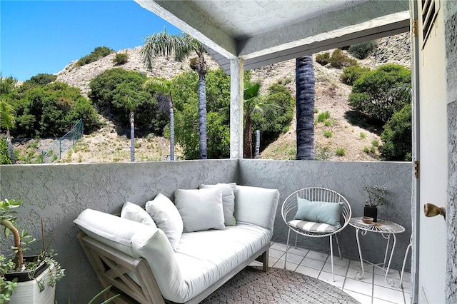 2934 Remy, Burbank, CA 91504 - view of patio with a balcony and a mountain view