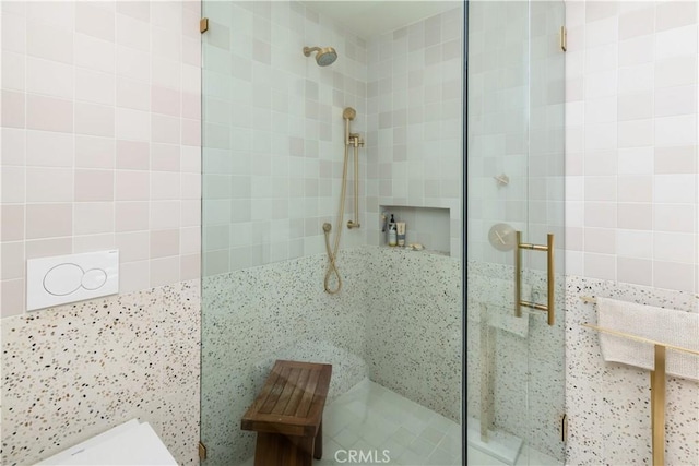 68 E F St, Encinitas, CA 92024 - bathroom with tiled shower