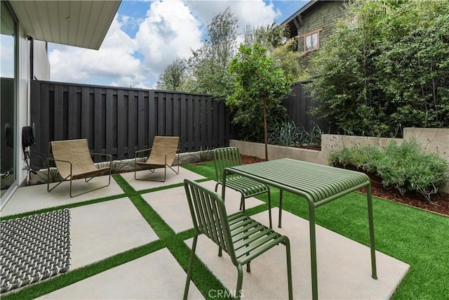 68 E F St, Encinitas, CA 92024 - fenced backyard with a patio