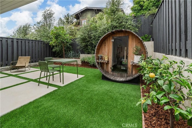 68 E F St, Encinitas, CA 92024 - view of yard featuring a patio