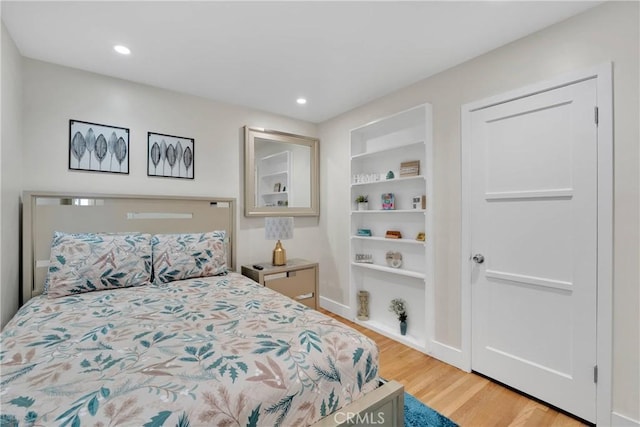254 Piedmont Ave, Claremont, CA 91711 - bedroom with wood finished floors, recessed lighting, and baseboards