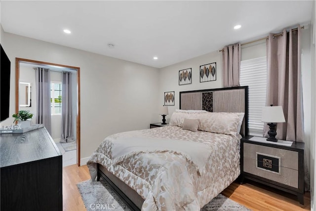 254 Piedmont Ave, Claremont, CA 91711 - bedroom featuring light wood-style floors, recessed lighting, and baseboards