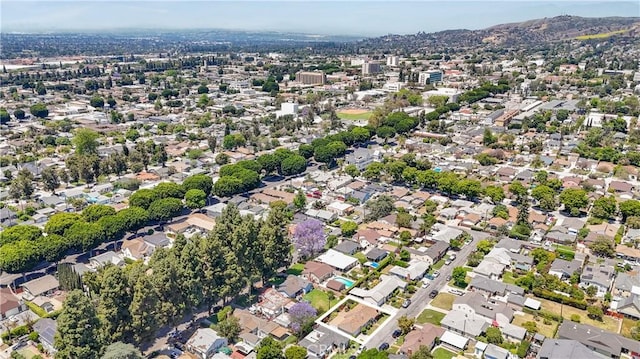 7933 Rhea Vista Dr, Whittier, CA 90602 - aerial overview of property's location with nearby suburban area