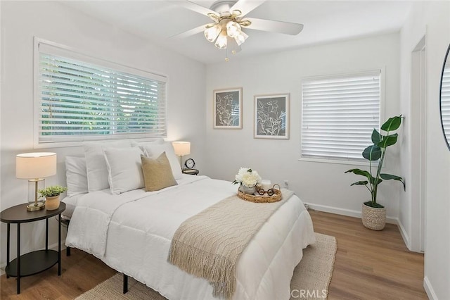 16432 Mcrae Ave, Norwalk, CA 90650 - bedroom featuring wood finished floors, baseboards, and a ceiling fan
