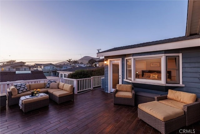 41 19th St, Cayucos, CA 93430 - wooden deck with outdoor lounge area