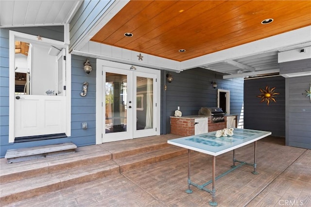 41 19th St, Cayucos, CA 93430 - view of patio with french doors