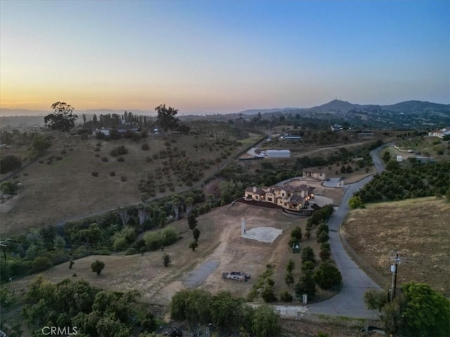 1470 Via Chaparral, Fallbrook, CA 92028 - view of property location featuring rural landscape and a mountainous background