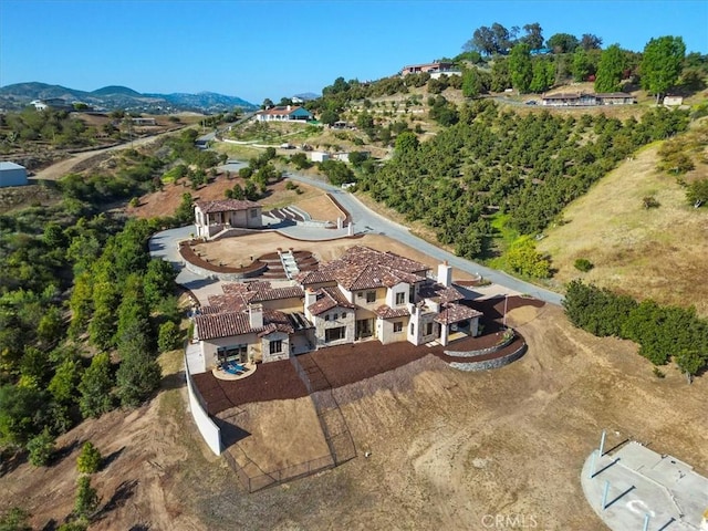 1470 Via Chaparral, Fallbrook, CA 92028 - aerial view of property and surrounding area