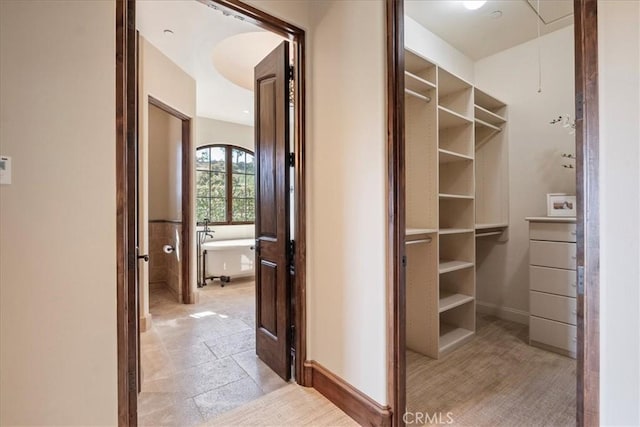 1470 Via Chaparral, Fallbrook, CA 92028 - walk in closet featuring attic access