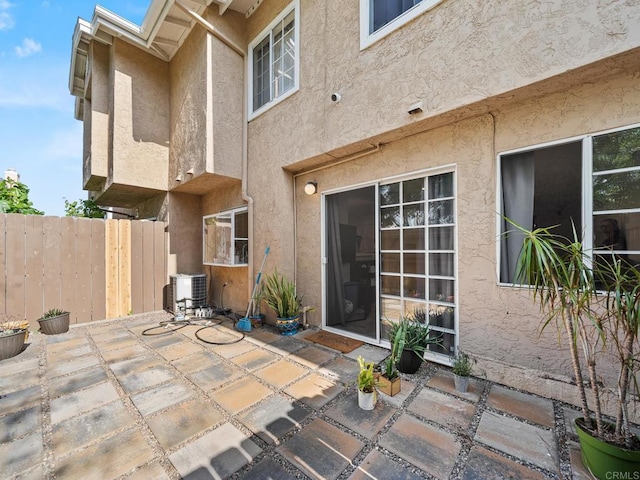 1465 E Lexington Ave Unit 11C, El Cajon, CA 92019 - view of patio / terrace with central AC unit