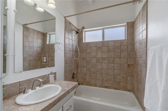 8521 Ranchito Ave, Panorama City, CA 91402 - bathroom with shower / washtub combination and vanity