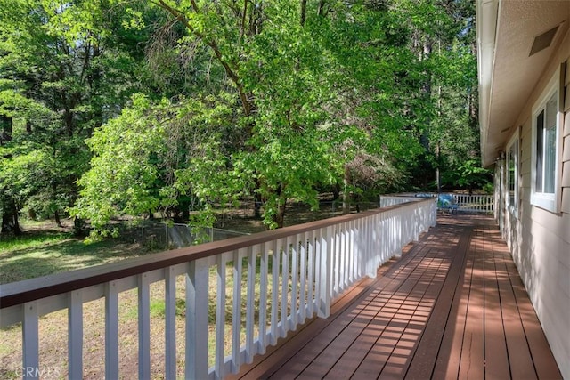 6125 Desabla Ln, Magalia, CA 95954 - view of wooden deck