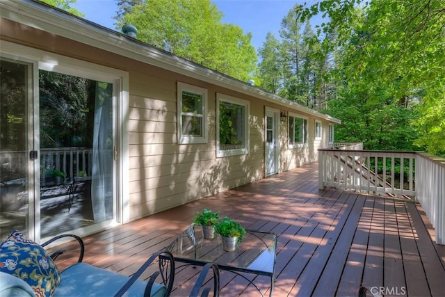 6125 Desabla Ln, Magalia, CA 95954 - view of wooden terrace