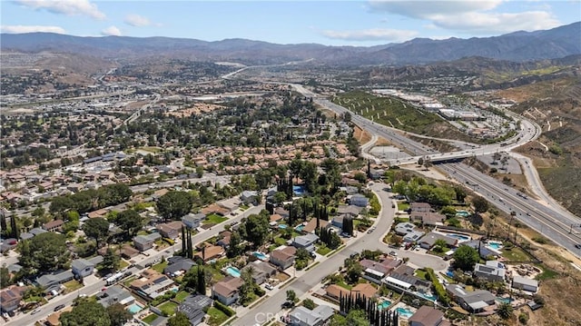 19627 Goldstream Way, Newhall, CA 91321 - view of property location with a mountainous background and a major roadway