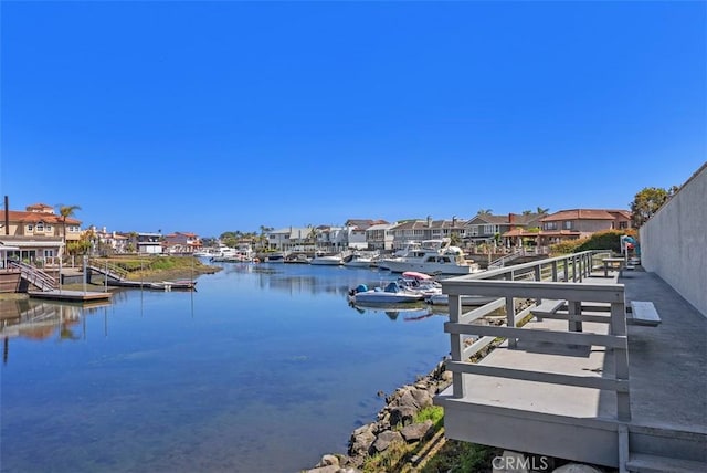 17152 Pacific Coast Unit 19, Huntington Beach, CA 92649 - dock with a water view and a residential view