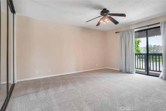 2209 E Badillo St, Covina, CA 91724 - carpeted spare room featuring ceiling fan and baseboards