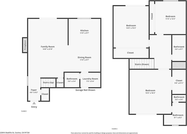 2209 E Badillo St, Covina, CA 91724 - home floor plan