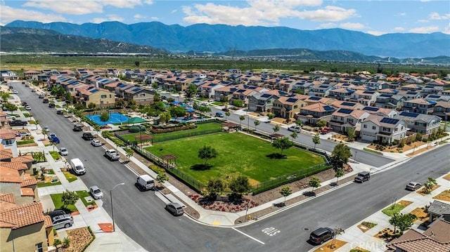 4337 Rima Dr, Fontana, CA 92336 - aerial perspective of suburban area with a mountainous background