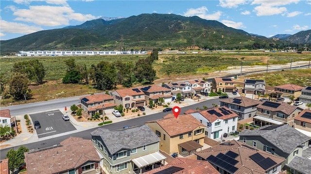 4337 Rima Dr, Fontana, CA 92336 - aerial view of residential area featuring mountains