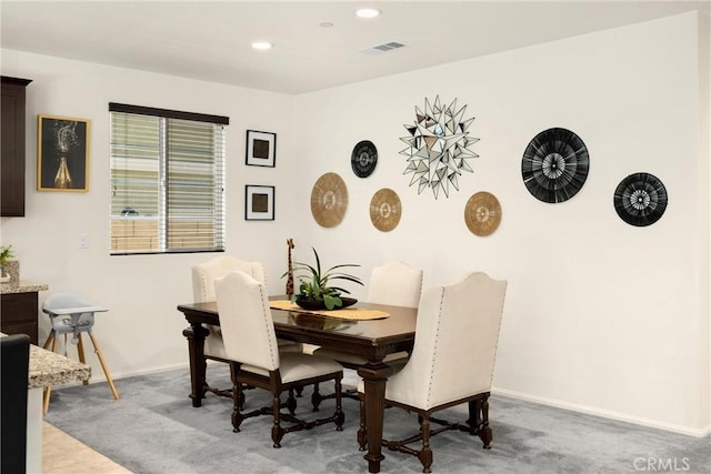 4337 Rima Dr, Fontana, CA 92336 - dining area with light carpet and recessed lighting