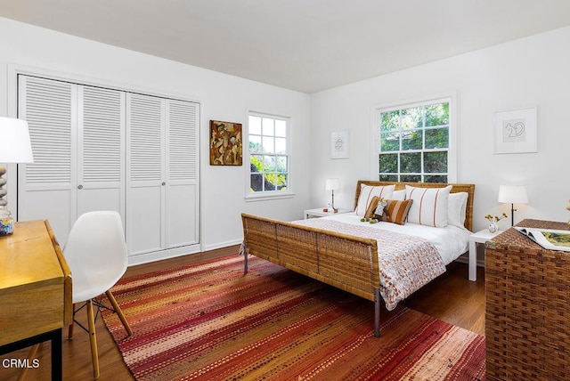 1875 Rose Ave, San Marino, CA 91108 - bedroom with wood finished floors and a closet