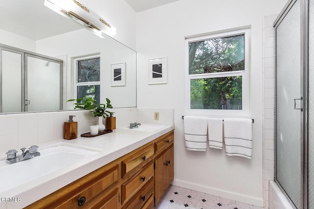 1875 Rose Ave, San Marino, CA 91108 - full bath featuring double vanity and baseboards