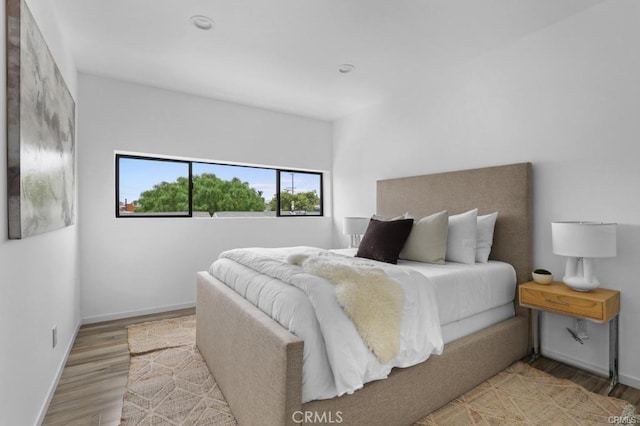 41361/2 Normal Ave Unit 1/2, Los Angeles, CA 90029 - bedroom featuring wood finished floors and baseboards