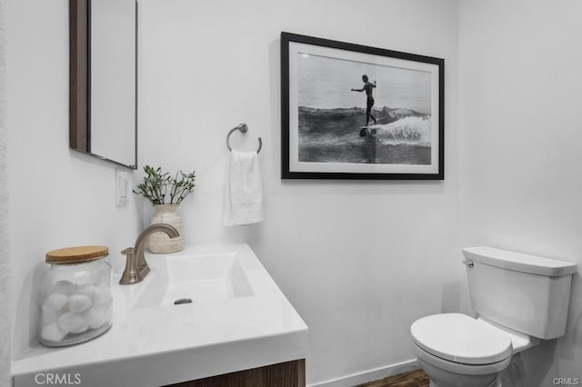 41361/2 Normal Ave Unit 1/2, Los Angeles, CA 90029 - half bath featuring toilet and vanity