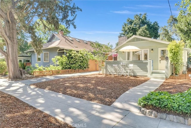 319 W 6th St, Claremont, CA 91711 - view of front of house featuring a chimney