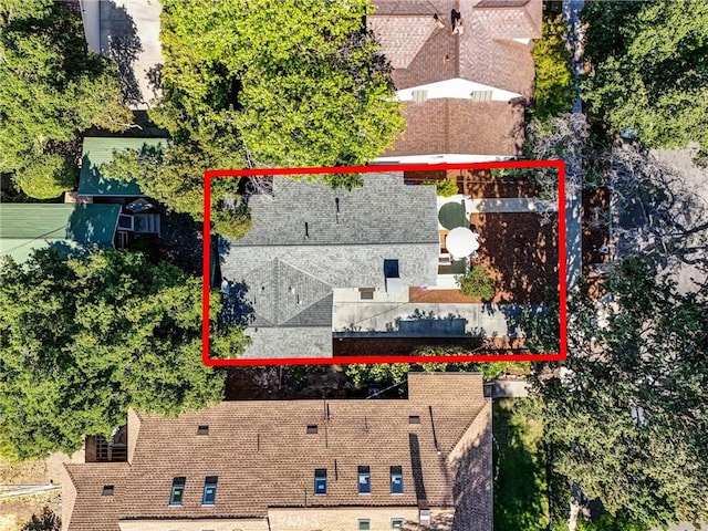 319 W 6th St, Claremont, CA 91711 - aerial overview of property's location with property boundaries highlighted