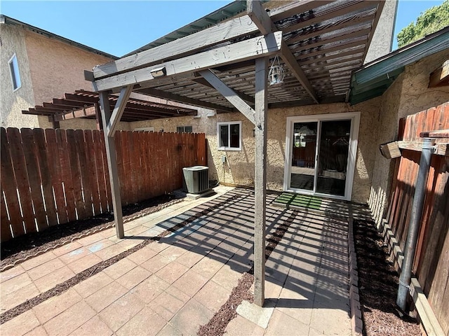 2394 Gonzaga Ln, Riverside, CA 92507 - view of patio featuring a pergola