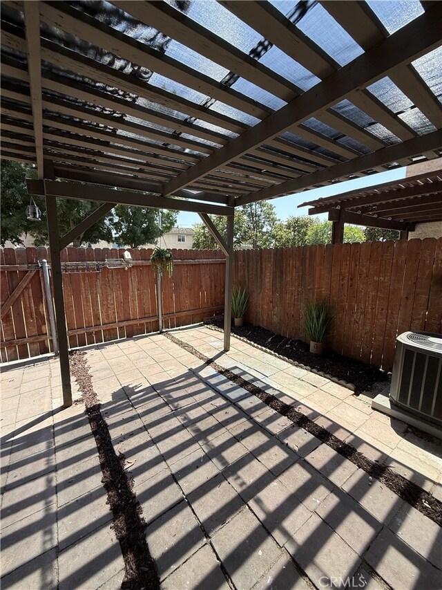 2394 Gonzaga Ln, Riverside, CA 92507 - view of patio with a pergola