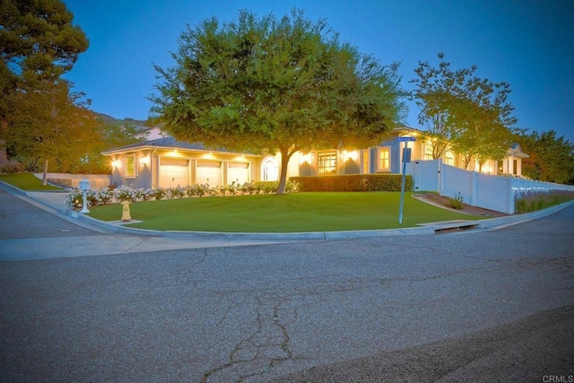 2507 Walinca Way, Vista, CA 92084 - view of property hidden behind natural elements featuring a gate and a garage