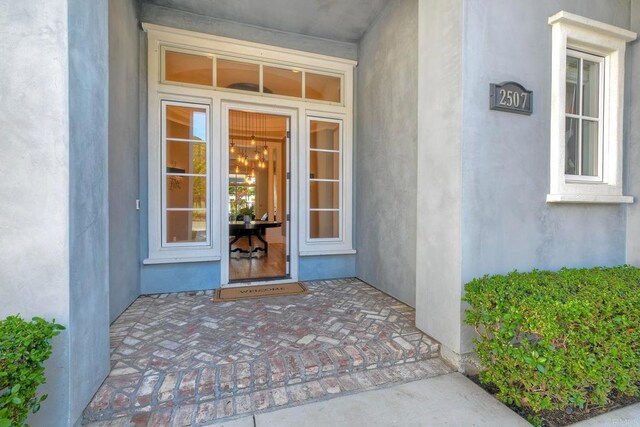 2507 Walinca Way, Vista, CA 92084 - view of exterior entry with stucco siding
