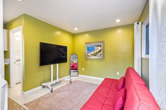 2507 Walinca Way, Vista, CA 92084 - living area with recessed lighting and baseboards